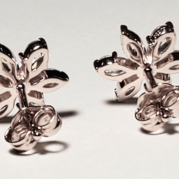 Authentic NEW Pandora Sparkling Herbarium Cluster Stud CZ Earrings S925ALE - Picture 3 of 8